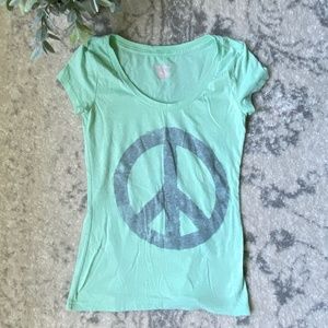 Peace Sign Graphic T-Shirt